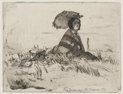 In full sunlight, 1858 by James Abbott McNeill Whistler
